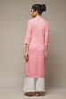 Green LIVA Straight Kurta image number 4
